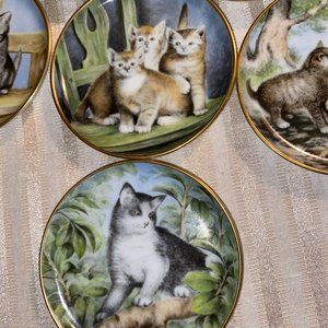 Kittens (6) Kaiser West Germany Small Vintage Jungkatzen